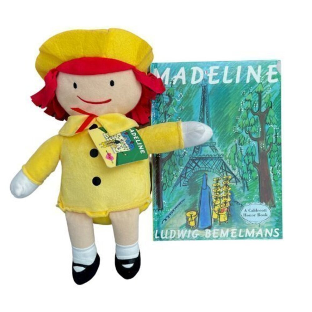 NEW Madeline Book & Plush Toy